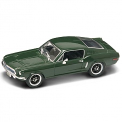 Автомобиль - Мустанг Bullitt, образца 1968 года, масштаб 1/43, серия Премиум (Yat Ming, 43207_md)
